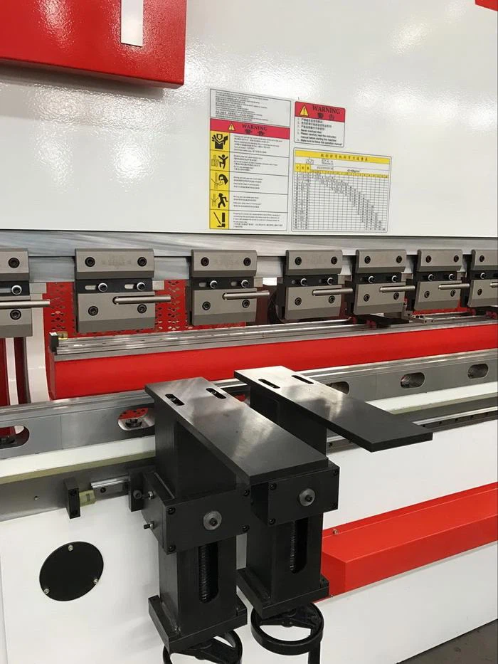 front sheet support Yawei 4 axis cnc synchro pressbrake 4 mtr