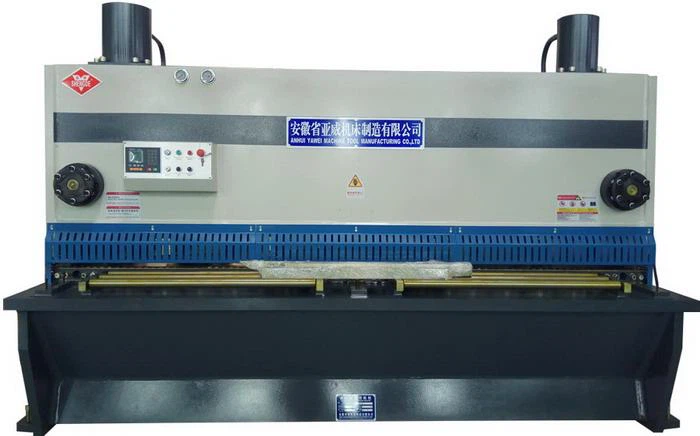 AHYW Yawei 16mm carbon steel plate guillotine cutting shears china